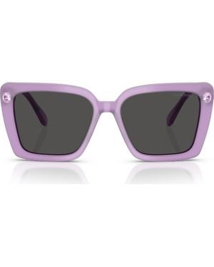 Swarovski 55Mm Square Sunglasses - Gray