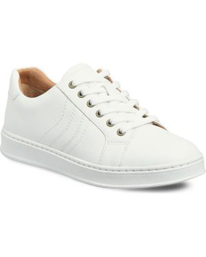 Børn Amina Leather Sneaker - White