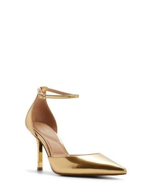 ALDO Jossephine Ankle Strap Pointed Toe Pump - White