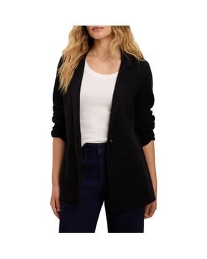 NIC+ZOE Elegant Knit Blazer - Black