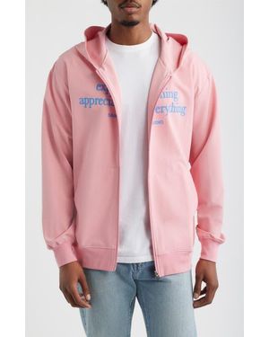 Saint Studio Tempo Appreciate Tech Hooded Zip Jacket - Pink