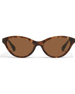 Quay Talk Nice 55Mm Cat Eye Sunglasses - Brown