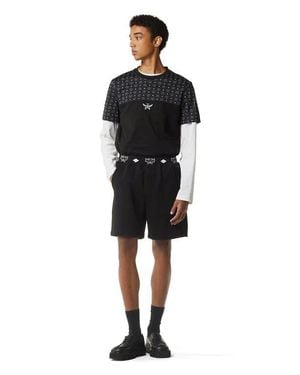 MCM Essential Logo Ponte Shorts - Black
