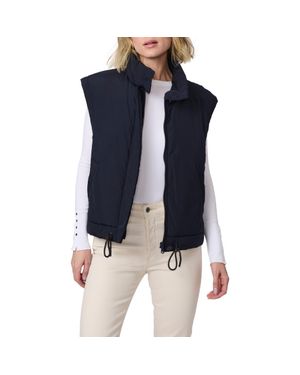 Bernardo Recycled Nylon Crinkle Vest - Blue