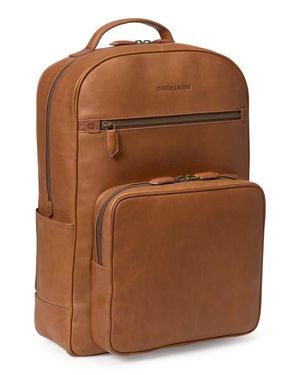 Johnston & Murphy Rhodes Leather Backpack - Brown