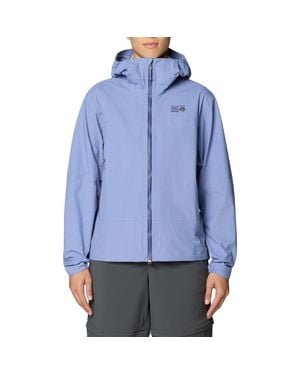 Mountain Hardwear Cloud Cipher Hooded Jacket - Blue