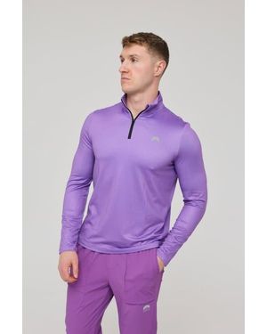 OOSC Elite Activewear 1/4 Zip Top - Purple