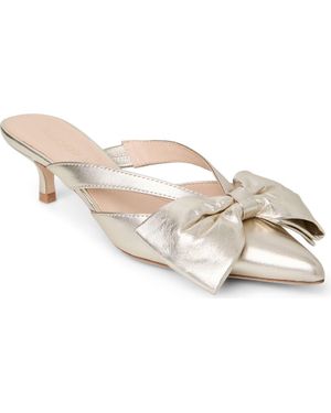 Jack Rogers Cynthia Bow Pointed Toe Mule - White