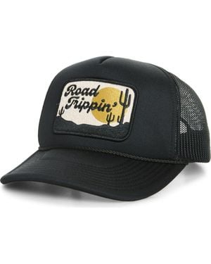 Local Beach Road Trippin' Patch Trucker Hat - Black
