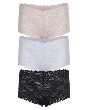 Honeydew Intimates Natalya 3-Pack Tangas - White