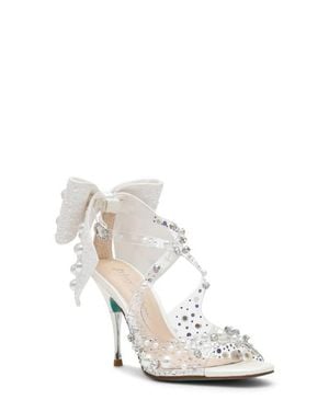 Betsey Johnson Tessa Stiletto Sandal - White