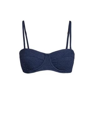 Change of Scenery Nellie Underwire Balconette Bikini Top - Blue