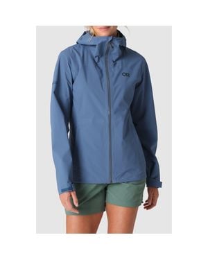 Outdoor Research Stratoburst Packable Rain Jacket - Blue