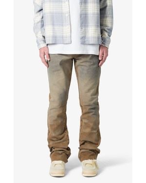 MNML B643 Burnt Flare Jeans - Multicolor