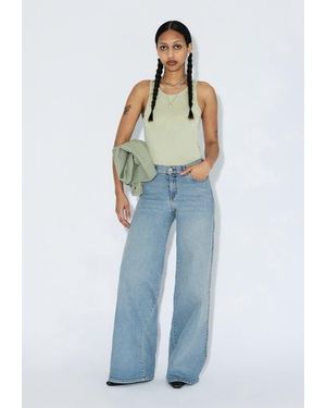 Dr. Denim Zila Mid Wide Jeans - Blue