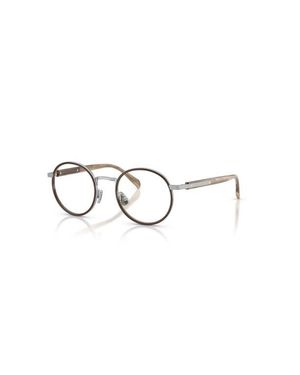 Brunello Cucinelli 48Mm Round Optical Glasses - Metallic