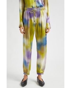 ATM Silk Charmeuse Sweatpants - Yellow