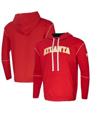 Stadium Essentials Atlanta Hawks Monument Pullover Hoodie - Red
