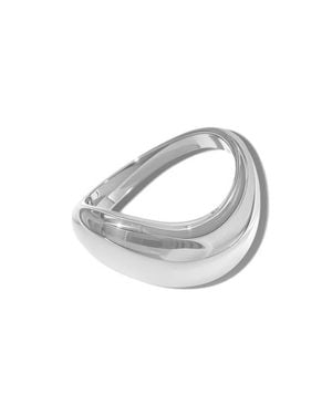 BEN ONI Wave Stackable Ring - Metallic