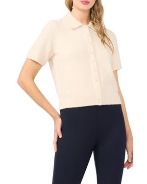 Ted Baker Short Sleeve Polo Sweater - Blue