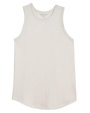 UNIVERSAL STANDARD Cai Stretch Pima Cotton Tank - White