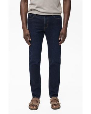 Mango Jan Slim Fit Jeans - Blue