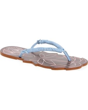 FARM Rio Palmtree Flip Flop - Blue