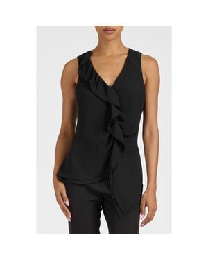 Santorelli Tyra Sleeveless Top - Black