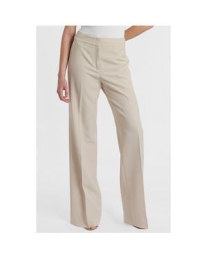 Santorelli Camila Wide Leg Pant - Natural