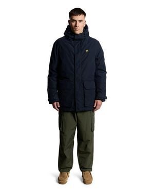 Lyle & Scott Heavyweight Hooded Parka - Blue