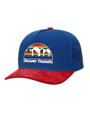 Mitchell & Ness Denver Nuggets May Flowers Adjustable Hat - Blue