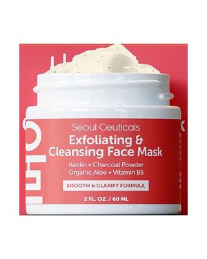 Seoul Ceuticals Exfoliating & Cleansing Korean Face Mask - Red