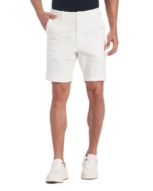 Members Only Stretch Cotton Chino Short - White