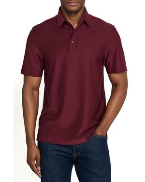 Brooklyn Brigade Solid Mapleton Luxe Cross Dyed Polo - Red
