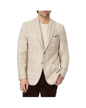 Robert Graham Padley Windowpane Sportcoat - Natural