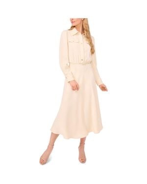 Ted Baker Isabelle Long Sleeve Shirtdress - Natural