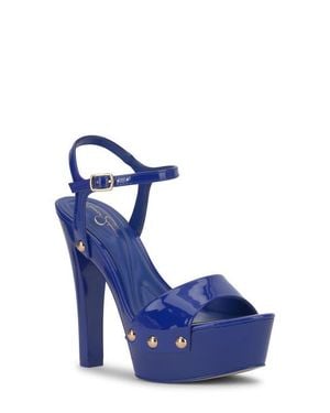 Jessica Simpson Calenta Ankle Strap Platform Sandal - Blue