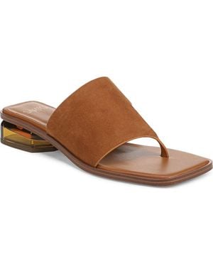 Sarto Jimena Block Heel Sandal - Brown