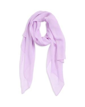 Henna & Hijabs Silk Chiffon Long Scarf - Purple