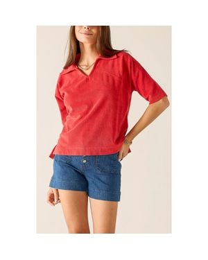 Voyageur by MERSEA Beach Club Terry Top - Red