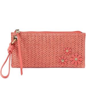 Hobo International Vida Woven Wristlet - Red