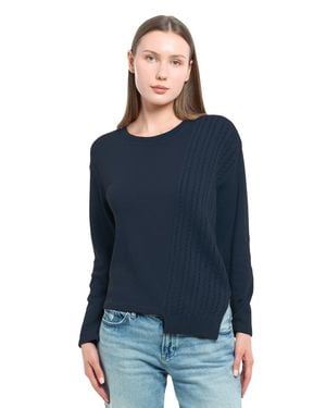 Wilt Round Neck Sweatshirt - Blue