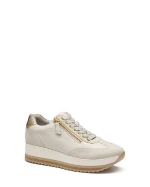 Johnston & Murphy Gracie Side Zip Sneaker - White