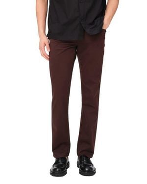 WARP+WEFT Ams Slim Fit Stretch Cotton Pants - Black
