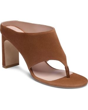 Stuart Weitzman Bebette Thong Sandal - Brown