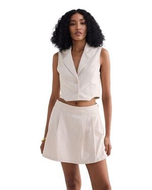 REISTOR Cotton Tweed Skort - Multicolor