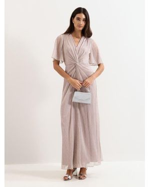 Phase Eight Dorinda Twist Front Maxi Dress - Pink