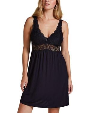 Hunkemöller Nora Lace Slip Dress - Black