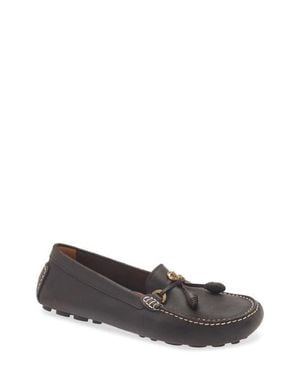Versace Nubuck Driving Loafer - Gray