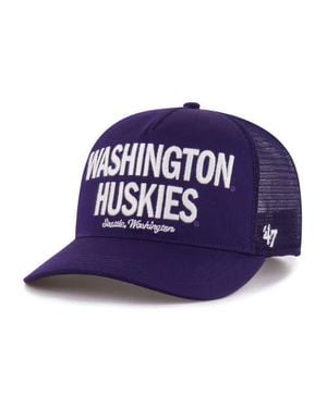 '47 Washington Huskies Contemporary Hitch Trucker Adjustable Hat - Purple